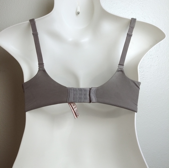 Victoria's Secret Bra Lined Demi/Demi Double Size 36DDD Grey - Picture 4 of 14